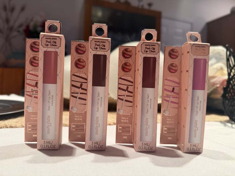 VIRAL Marie Claire Peel-Off Lip Stain -- Set of 4